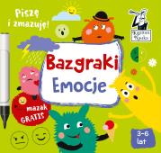 Bazgraki Emocje. Autor: Monika Sobkowiak. Dadada.pl Okładka książki Bazgraki Emocje
