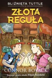 Bliźnięta Tuttle i złota reguła. Autor: Connor Boyack. Dadada.pl Okładka książki Bliźnięta Tuttle i złota reguła