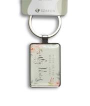 Opakowanie Brelok metalowy srebrny - Niech się twe serce