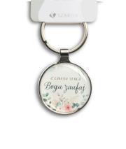 Opakowanie Brelok metalowy srebrny - Z całego serca