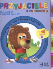 Ćwiczymy razem z lwem Maksiem 3-4 lata. Autor: TBH190. Dadada.pl Okładka książki Ćwiczymy razem z lwem Maksiem 3-4 lata