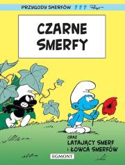 Czarne Smerfy T.1. Autor: Peyo, Yvan Delporte. Dadada.pl Okładka książki Czarne Smerfy T.1