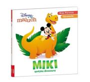 Okładka książki Disney Maluch. Miki spotyka dinozaura