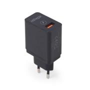 ENERGENIE ŁADOWARKA SIECIOWA QC 3.0 USB, 2.1A, CZARNA. Autor: Irena Brignull. Dadada.pl Okładka książki ENERGENIE ŁADOWARKA SIECIOWA QC 3.0 USB, 2.1A, CZARNA