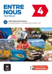 Entre nous 4 Podręcznik z ćwiczeniami + CD. Autor:   Praca zbiorowa. Dadada.pl Okładka książki Entre nous 4 Podręcznik z ćwiczeniami + CD