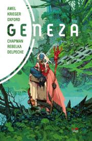 Geneza. Autor: Clay McLeod Chapman, Jakub Rebelka, Patricio Delpeche. Dadada.pl Okładka książki Geneza