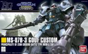 HGUC 1/144 MS-07B-3 GOUF CUSTOM BL. Wydawca: Bandai. Dadada.pl Opakowanie HGUC 1/144 MS-07B-3 GOUF CUSTOM BL