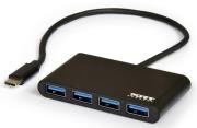 Hub USB-C PORT DESIGNS 900123 (USB-C; 4x USB 3.1). Autor: Irena Brignull. Dadada.pl Okładka książki Hub USB-C PORT DESIGNS 900123 (USB-C; 4x USB 3.1)