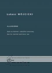 Okładka książki Illusions - duet na klarnet i saksofon tenorowy