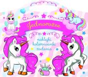 Okładka książki Jednorożce. Naklejki, kolorowanki, zadania
