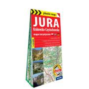Jura Krakowsko-Częstochowska; foliowana mapa turystyczna 1:50 000. Autor:   Praca zbiorowa. Dadada.pl Okładka książki Jura Krakowsko-Częstochowska; foliowana mapa turystyczna 1:50 000