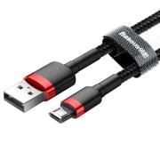 Okładka książki Kabel Baseus cafule CAMKLF-C91 (USB M - Micro USB M; 2m; kolor czarno-czerwony)