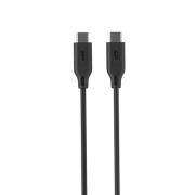 Okładka książki Kabel Silicon Power Boost Link PVC LK15CC PD/QC3.0 USB-3 - USB-C, Black, 1m