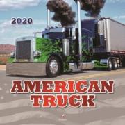 Opakowanie Kalendarz 2020 ścienny kwadrat American Truck