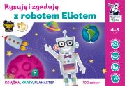 Okładka książki Kapitan Nauka Rysuję i zgaduję z robotem Eliotem