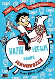 Kazik Pegazik kontra jednorożce /Akapit Press/. Autor: Philip Reeve. Dadada.pl Okładka książki Kazik Pegazik kontra jednorożce /Akapit Press/