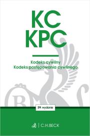 Okładka książki KC. KPC. Kodeks cywilny. Kodeks postępowania cywilnego wyd. 29