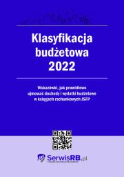 Okładka książki Klasyfikacja budżetowa 2022