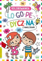 Okładka książki Kolorowanka logopedyczna z naklejkami 3