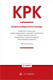 Okładka książki KPK. Kodeks postępowania karnego oraz ustawy towarzyszące
