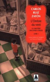 L'Ombre du vent. Autor: Carlos Ruiz Zafon. Dadada.pl Okładka książki L'Ombre du vent