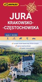 Mapa - Jura Krakowsko-Częstochowska 1:50 000. Autor:   Praca zbiorowa. Dadada.pl Okładka książki Mapa - Jura Krakowsko-Częstochowska 1:50 000