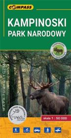 Mapa - Kampinoski Park Narodowy 1:50 000. Autor:   Praca zbiorowa. Dadada.pl Okładka książki Mapa - Kampinoski Park Narodowy 1:50 000