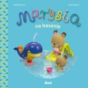 Marysia. Marysia na basenie. Autor: Nadia Berkane, Elżbieta Krzak- Ćwiertnia. Dadada.pl Okładka książki Marysia. Marysia na basenie