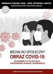 Medialno-społeczny obraz Covid-19. Autor: Anna Jupowicz-Ginalska. Dadada.pl Okładka książki Medialno-społeczny obraz Covid-19