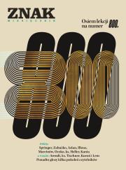 Okładka książki Miesięcznik ZNAK 800 (01/2022) Osiem lekcji na 800. numer