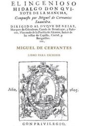 Miguel de Cervantes. Libro para escribir. Autor:   Praca zbiorowa. Dadada.pl Okładka książki Miguel de Cervantes. Libro para escribir