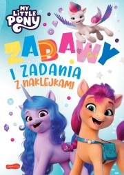 My Little Pony. Zabawy i zadania z naklejkami. Wydanie filmowe. Autor: Opracowanie zbiorowe. Dadada.pl Okładka książki My Little Pony. Zabawy i zadania z naklejkami. Wydanie filmowe