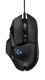 Okładka książki Mysz Logitech G502 Hero 910-005470 (optyczna; 16000 DPI; kolor czarny)