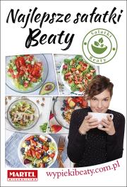 Okładka książki Najlepsze sałatki Beaty