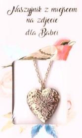 Opakowanie Naszyjnik z miejscem na zdjęcie dla Babci