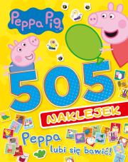 Peppa Pig. 505 naklejek. Peppa lubi się bawić!. Autor: Opracowanie zbiorowe. Dadada.pl Okładka książki Peppa Pig. 505 naklejek. Peppa lubi się bawić!