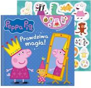 Peppa Pig. Opowiadania z naklejkami. Prawdziwa... Autor: Opracowanie zbiorowe. Dadada.pl Okładka książki Peppa Pig. Opowiadania z naklejkami. Prawdziwa..