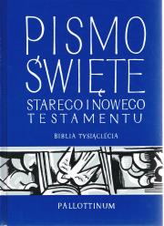 Pismo święte starego i nowego testamentu. Biblia tysiąclecia wyd. 5 (oprawa lakierowana + paginatory). Autor: Opracowanie zbiorowe. Dadada.pl Okładka książki Pismo święte starego i nowego testamentu. Biblia tysiąclecia wyd. 5 (oprawa lakierowana + paginatory)