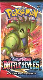 Opakowanie Pokemon TCG: 5.0 Sword and Shield Battle Styles Booster 1 szt. mix
