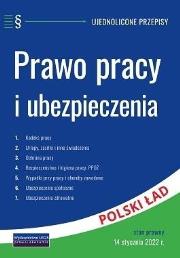 Prawo pracy i ubezpieczenia w.2022. Autor: praca zbiorowa. Dadada.pl Okładka książki Prawo pracy i ubezpieczenia w.2022