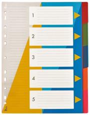 Opakowanie Przekładki A4 PP numeryczne 1-5 BP630-5
