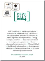 Okładka książki Przepisy 2014 Zbiór Cywilny 1.02.2014