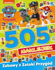 Okładka książki Psi Patrol. 505 naklejek. Zabawy z Zatoki Przygód
