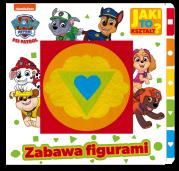 Okładka książki Psi Patrol. Jaki to kształt? Zabawa figurami