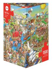 Opakowanie Puzzle 1500 Historia rzeki (Puzzle+plakat)