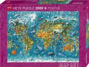 Opakowanie Puzzle 2000 Nasz Świat (Puzzle+plakat)
