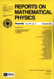 Opakowanie Report On Mathematical Physics 88/3