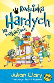 Rodzinka Hardych na wakacjach - uszkodzone. Autor: Natalia Wiśniewska. Dadada.pl Okładka książki Rodzinka Hardych na wakacjach - uszkodzone