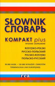 Okładka książki Słownik rosyjski rosyjsko-polski polsko-rosyjski + CD