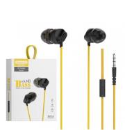 Opakowanie SOMOSTEL SŁUCHAWKI UNIWERSALNE JACK 3,5 CALA ŻÓŁTE DOUSZNE REDUKCJA SZUMÓW SOUND BASS SMS-CS04 YELLOW